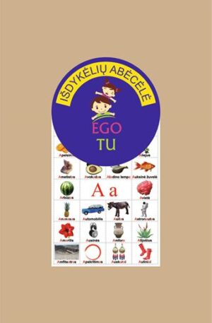 Išdykėlių abėcėlė - mokomasis rinkinys vaikams