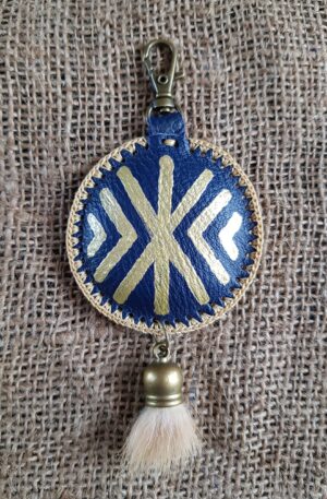 Raktų pakabukas "Laimės šluotelė"