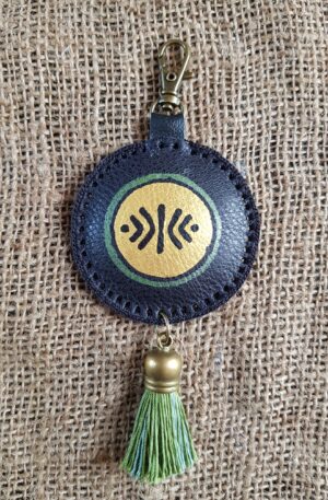 Raktų pakabukas "Laimės šluotelė"