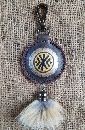 Raktų pakabukas "Laimės šluotelė"