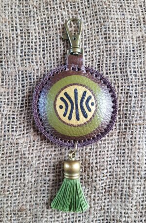 Raktų pakabukas "Laimės šluotelė"