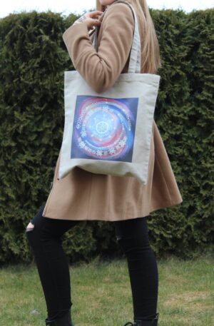 Lininis pirkinių krepšelis - VisaTa